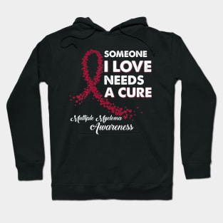 Someone I Love Needs Cure Multiple Myeloma Awareness Hoodie